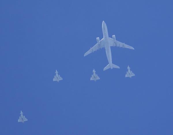 From file: According to reports in the British press, the government could be talking to the company AirTanker (pictured here) a<em></em>bout whether they might operate deportation flights to Rwanda | Photo: @aviatio<em></em>ntoo and posted on @AirTanker X feed